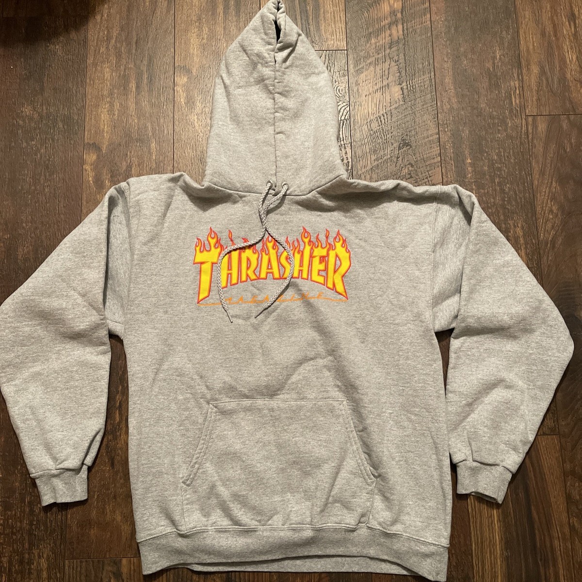 Hoodie Thrasher Magazine Sweatshirt Men's Medium Gray Skate