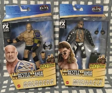 WWe Wrestlemania Elite Goldberg Shawn Michaels FX NIB BAF Series Lot Champion