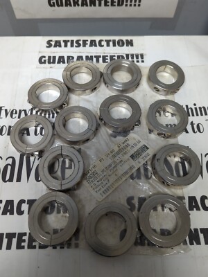 CLIMAX METAL PRO.,1-3/16,BORE STAINLESS STEEL 2-PIECE SHAFT COLLAR LOT OF 13