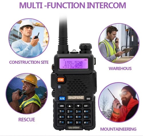 Baofeng UV-5R Micro Miniaturowy nadajnik-odbiornik FM VHF / UHF (turystyka, ochrona, airsoft) - Zdjęcie 3 z 7
