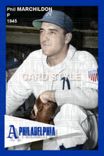 Phil Marchildon - 1945 Philadelphia Athletics - choose a size - colorized print