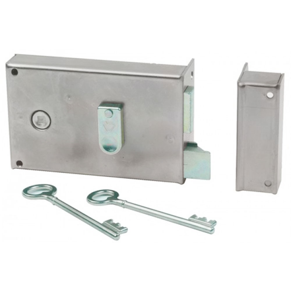 Serrure en applique exterieur 67437 D droite en acier blindé Vachette