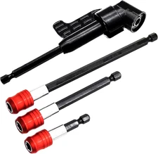 Drill Bit Extension 3 PCS Universal 1/4” Hex Shank Quick Release Magnetic Drill