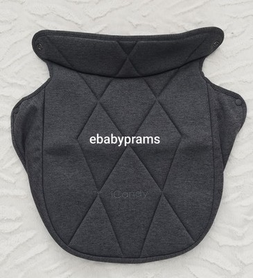 Icandy Orange Babywanne Schürzenbezug In Grau Meliert