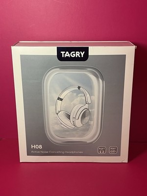 TAGRY Bluetooth Headphones with Hi-Res Audio & Active Noise Cancelling 100 HR