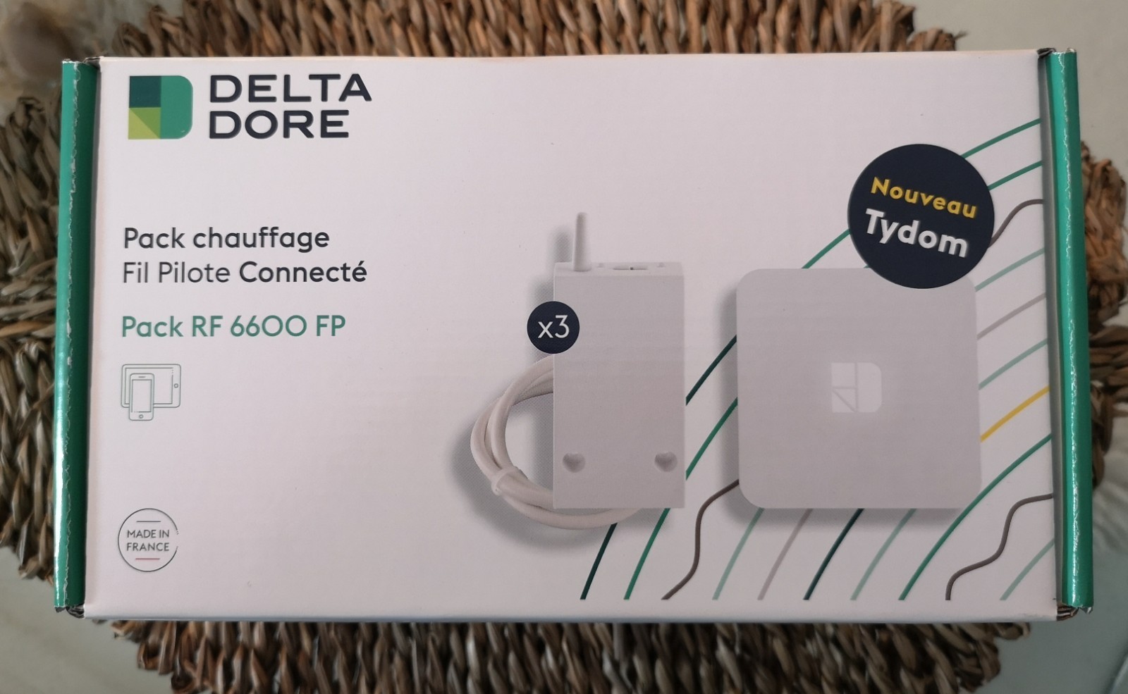 Chauffage connecté Tydom Delta Dore pour maison connectée et chaleureuse en hiver