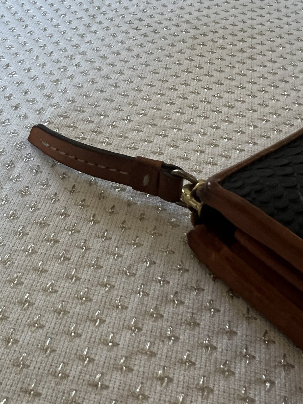 Dooney & Bourke Croc Python Embossed Leather Zip … - image 9