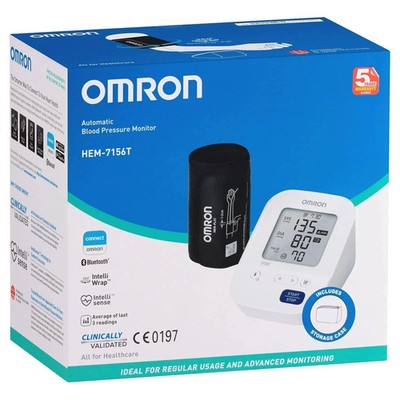 Omron HEM 7156 T Digital Blood Pressure Monitor with 360° Accuracy wrap cuff