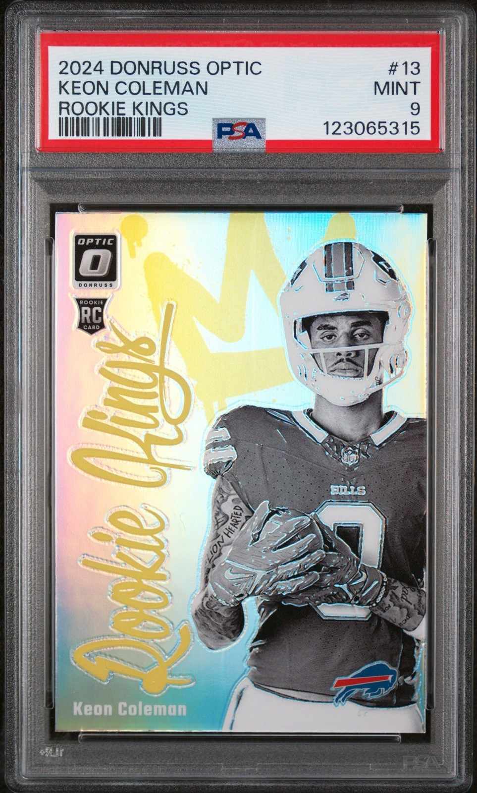 2024 Donruss Optic Keon Coleman Rookie Kings #13 PSA 9
