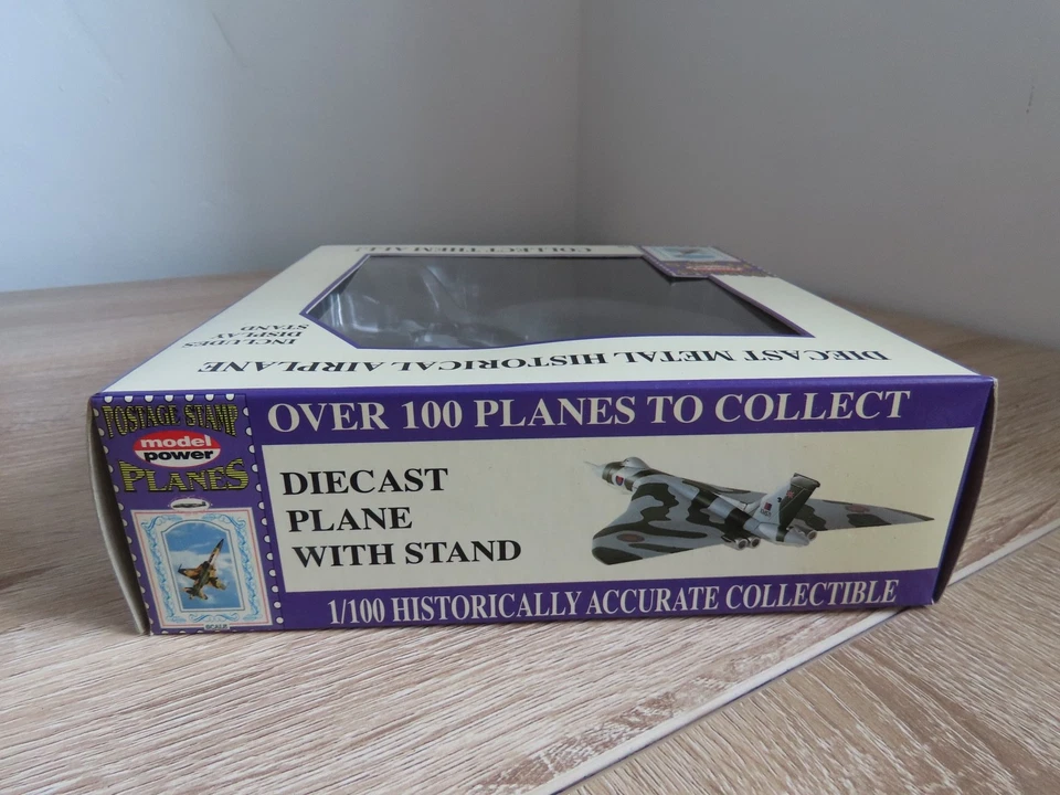 Model Power Postage Stamp Planes #5368 Avro Vulcan 1:100 Scale Diecast Model - Image 4 of 4
