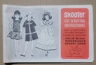 Skooter Sears Cut 'N Button Gift Set Instruction Booklet Vintage Barbie Skipper