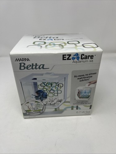 Betta fish tank. Marina Betta EZ Care Aquarium Kit White 0.7 Gal. 7"Lx6.5"Wx7"H - Picture 2 of 5