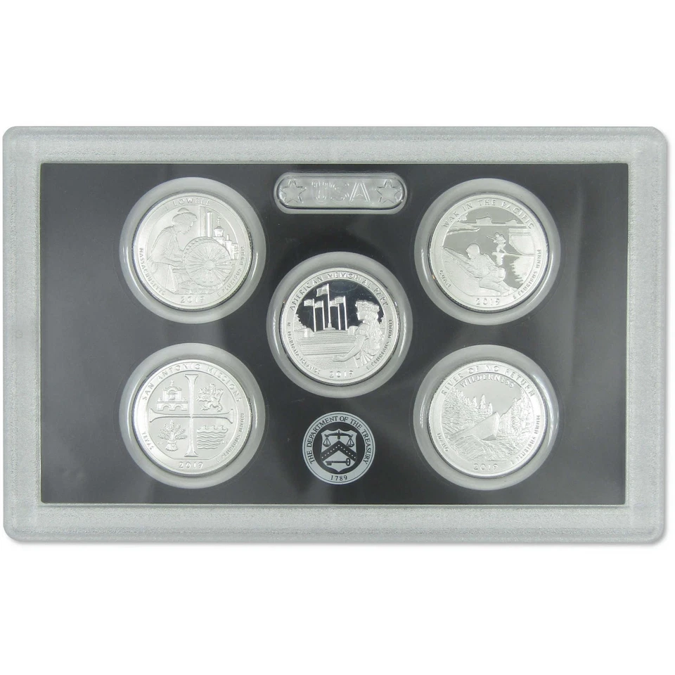 2019 Silver Proof Set U.S. Mint OGP COA No Reverse Proof Penny - Image 4 of 4