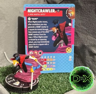 Marvel Heroclix  NIGHTCRAWLER - 044 - CHASE   X-Men '97 Set