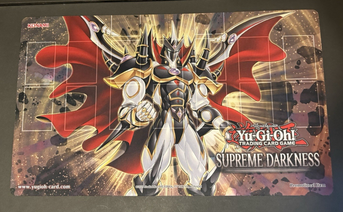 YuGiOh Supreme Darkness Playmat Sneak Peek New Evil HERO Neos Lord