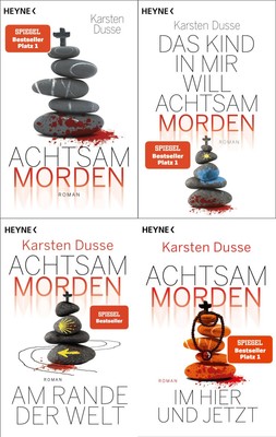 Karsten Dusse / Karsten Dusse: Achtsam Morden-Reihe Band 1-4 + 1 exklusives  ...