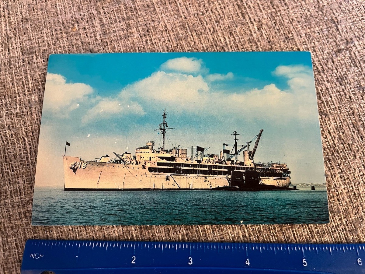 USS Orion AS-18 US Navy Ship RPPC USN Real Photo Postcard | eBay