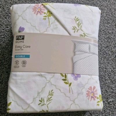 Home Floral Rankgitter Bettbezug Set Größe Doppel Neu Pack