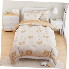 Bear Comforter Set Size 98x86in for Kids Boys Girls Unisex, Full Bear 1