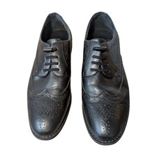 Bruno Marc Men s All Black Brogue Oxford Shoes Men s Size 9 Wingtip Dress Shoes