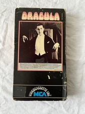 Dracula 1st VHS Release MCA VHS 1980 RARE Bela Lugosi