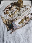 Vintage Costume Jewelry Junk Drawer Lot Craft Wear  Mix Untested +  Sterling