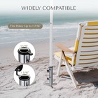 LAGarden Beach Umbrella Sand Anchor with 4 Spike Steel Stand Ground Grass — photo 7