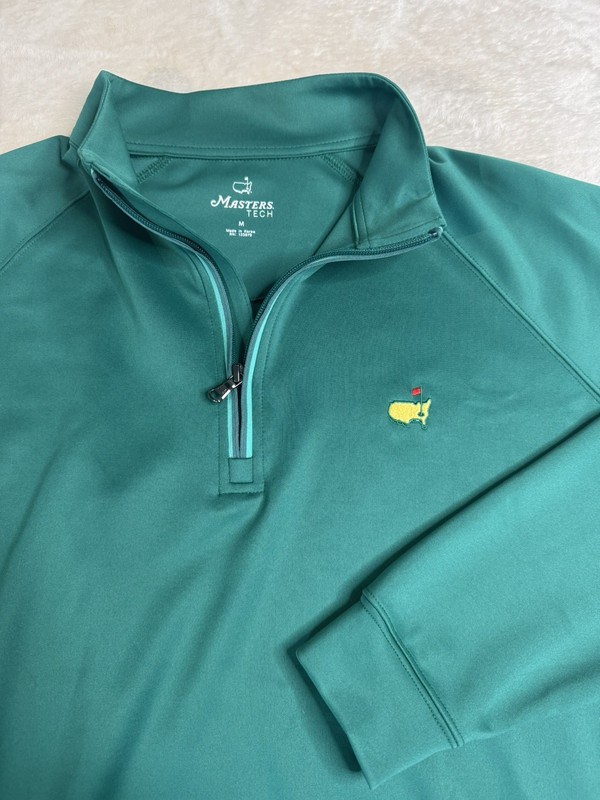 Masters NWOT Men's M Green 1/4 Long Sleeve Pullover