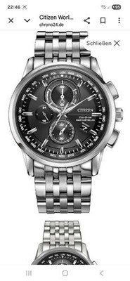Citizen Eco-Drive AT8110-61E Kaliber H 804 Titanium Stahl Neupreis 549   in OVP