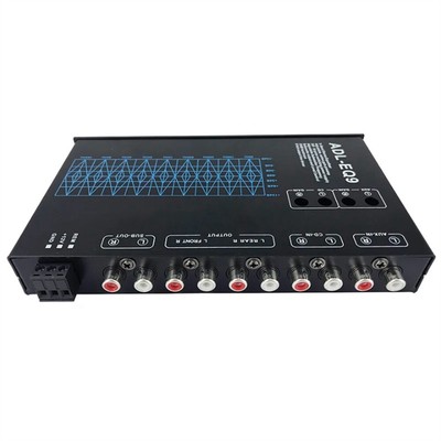 Auto Square 9-Band-Grafik-Equalizer Digital Car Audio -EQ9 Vollserien-Au7483