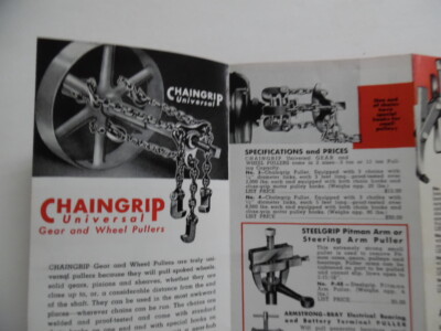 1940s Armstrong Bray Gear and Wheel Pullers Tool Catalog Brochure Vintage  ORIG. | eBay