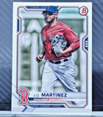 J.D. Martinez 2021 Bowman #60 - Red Sox