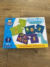 Clever Kids Counting Search Learn 28 Piece Floor Puzzle NEW SEALED