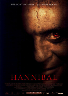Hannibal ORIGINAL A1 Kinoplakat gerollt Ridley Scott / Anthony Hopkins /J. Moore