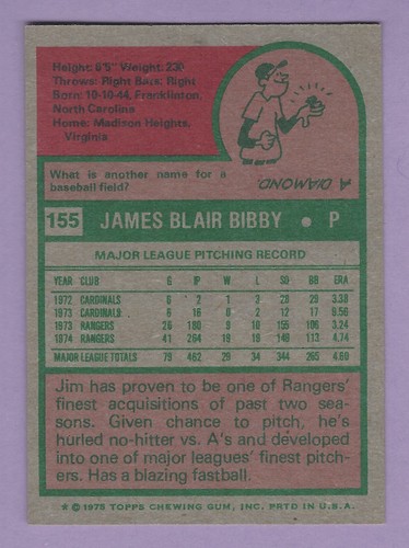 1975 Topps (#011-#164), various grades, scans provided, individually priced - Picture 93 of 95