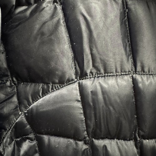 The North Face Girl's Size M Full Zip 600 Down Black Quilted Puffer Coat Jacket - Picture 11 of 13