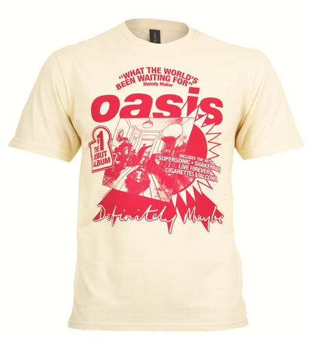 Camiseta Oasis What the World's Been Waiting For Oficial Definitivamente Tal vez Nueva - Imagen 23 de 25