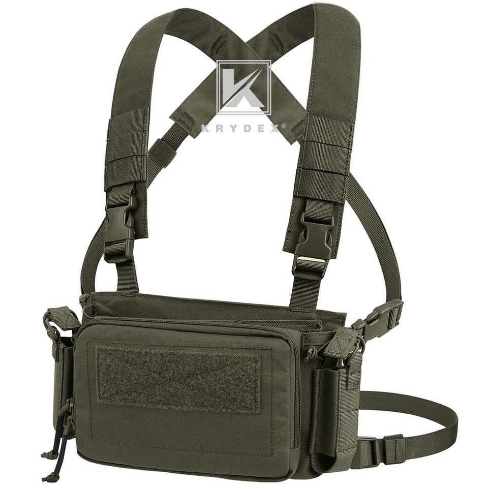 KRYDEX D3CR Chest Rig Harness Mag Pouches Flatpack Backpack Expandable ...