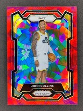 2023-24 Panini Prizm JOHN COLLINS Red Cracked Ice #54 Utah Jazz