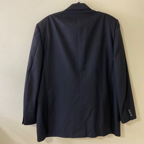 Christian Dior Monsieur Mens Sport Coat Jacket Blazer Estimated 44 L Wool Blue - Picture 2 of 16