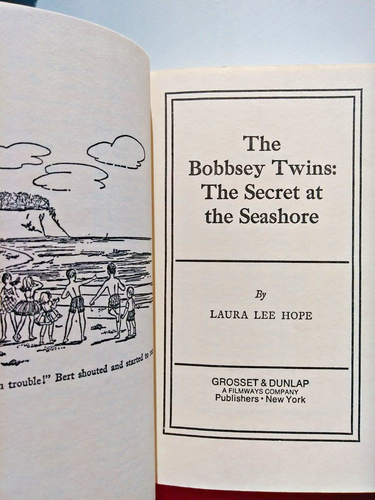 THE BOBBSEY TWINS THE SECRET AT THE SEASHORE LAURA LEE HOPE HC 1962 - Picture 3 of 5