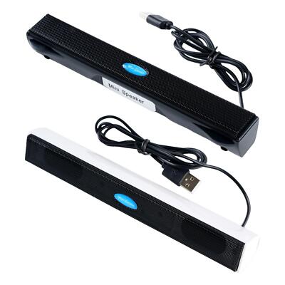 Tragbarer USB-Computer-Lautsprecher Clip-On Soundbox Bass Stereo Sound Subwoofer