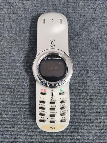Motorola V70 Unlocked GSM Rotatable 100% Original vintage cell phone rare - Picture 14 of 14
