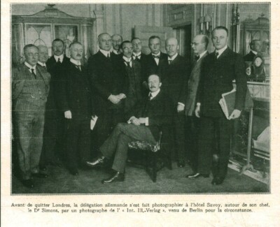 Document ancien le général Weygand Haut-Commissaire 1923 issu de magazine