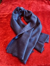 Pashmina Soft Scarf/Shawl 68 /14 Dark Blue Hand Made In Nepal New