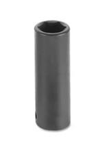 Grey Pneumatic Deep Length Impact Socket, 1/2 Inches Drive Size