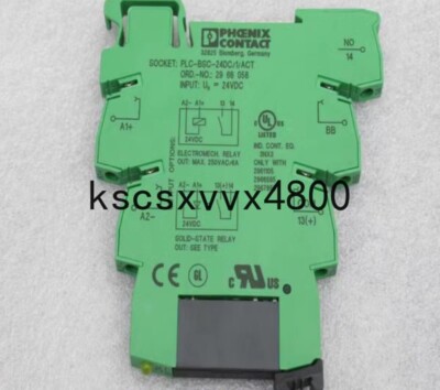 1PCS New Phoenix relay PLC-OSC-24DC/24DC/2/ACT 2966676 PLC-OSC-24DC/24DC/2/ACT 