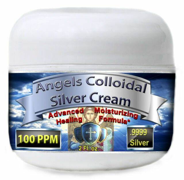 Colloidal Silver Cream GEL Advance Healing 100ppm Best for sale online