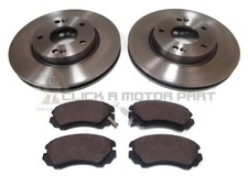 KIT DISCHI E PASTIGLIE FRENO ANTERIORI PER HYUNDAI SONATA 2.0 VVTi CRDi 2.4 2005-2011