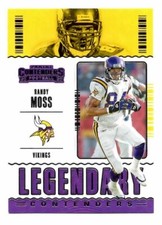 Randy Moss Insert 2020 Panini Contenders Legendary Contenders #14 Football Card